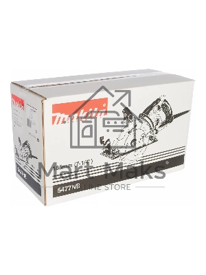 Пилы электрические дисковые, торцовочные Makita 5477NB Пила диск гипоидная , 1800Вт,4500об\м,диск-ф185х15.8мм,рез-60мм,6.5кг,кор,наклон-45гр