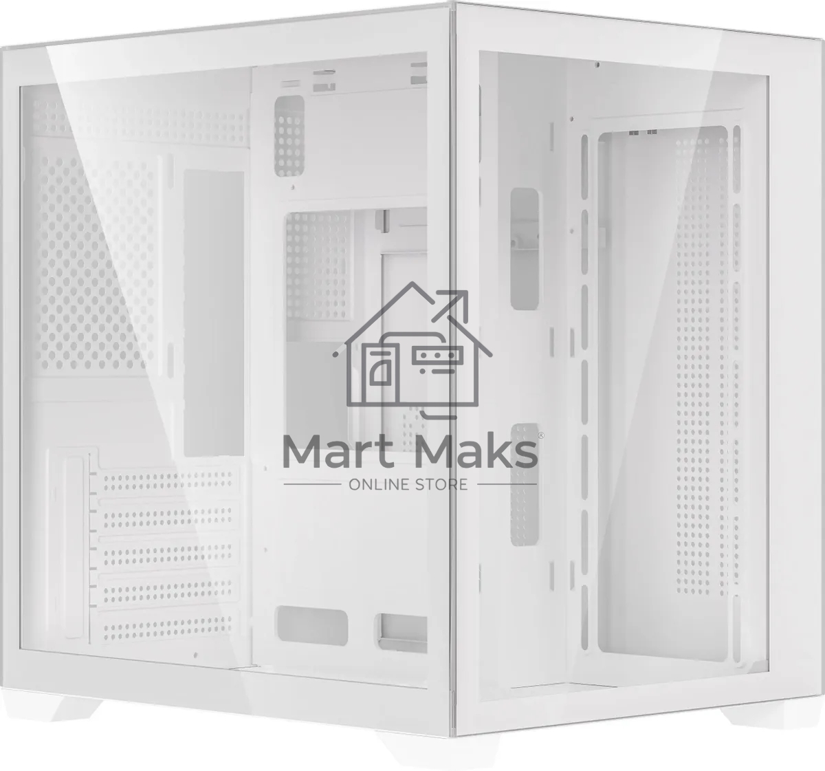 Компьютерный корпус Accord ACC-ZMS03W белый без БП mATX 3x120мм 1xUSB2.0 1xUSB3.0 1xUSB3.1 audio