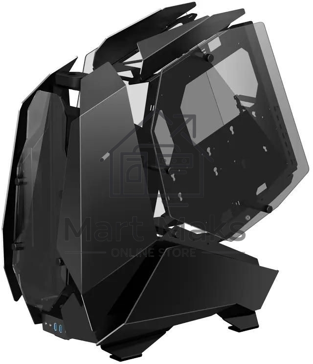 Компьютерный корпус без блока питания JONSBO MOD-5, Full-Tower, TG, no fans, 2xUSB-A 3.0 + 1xUSB-C 3.2, ATX, mATX, mITX Black