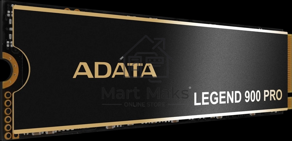 Твердотельный накопитель ADATA SSD LEGEND 900 PRO, 2000GB, M.2(22x80mm), NVMe 1.4, PCIe 4.0 x4, 3D NAND, R/W 7400/6500MB/s, IOPs н.д./н.д., TBW 1200, DWPD 0.3 (5 лет)