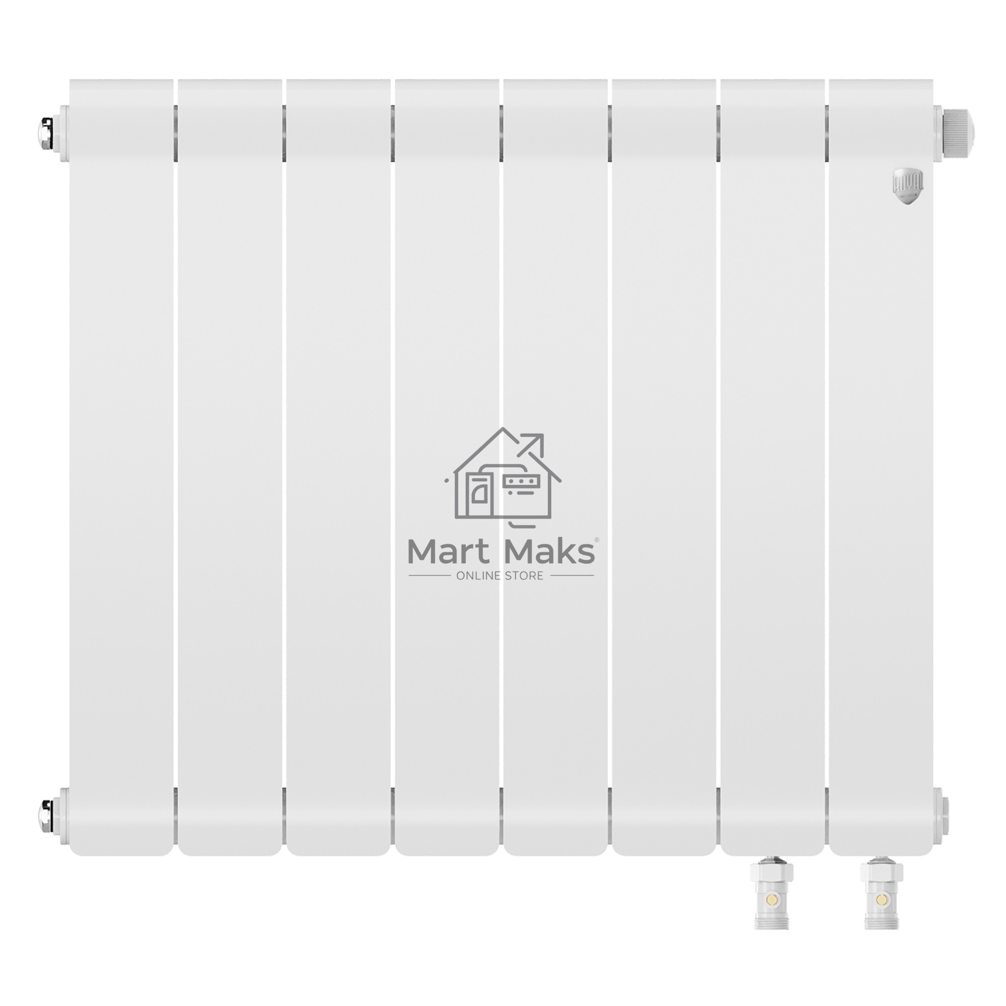 Радиатор Royal Thermo Infinity 500 Bianco Traffico VR80 - 8 секц.