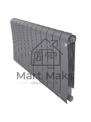 Радиатор биметаллический Royal Thermo Infinity 500 Silver Satin - 12 секц.