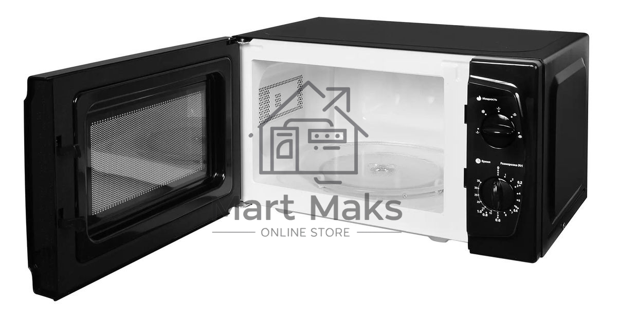 Микроволновая печь Starwind SWM5420 черный, 20 л, 700 Вт, переключатели - поворотный механизм