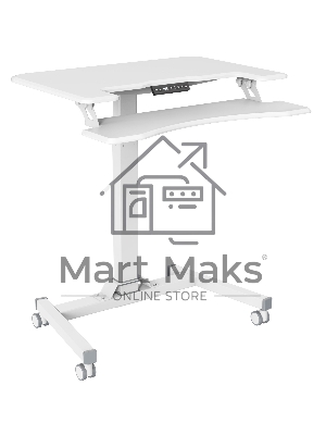 Стол для ноутбука Cactus VM-FDE103 столешница МДФ белый 91.5x56x123см (CS-FDE103WWT)