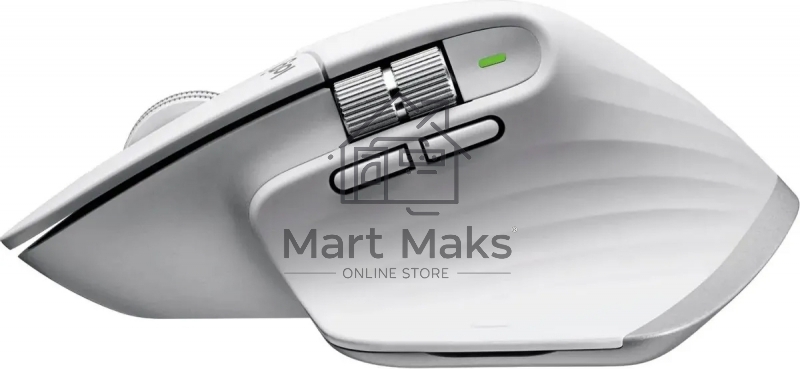 Мышь беспроводная Logitech MX Master 3s светло-серый, 8000 dpi, радиоканал, Bluetooth, USB, кнопки - 7