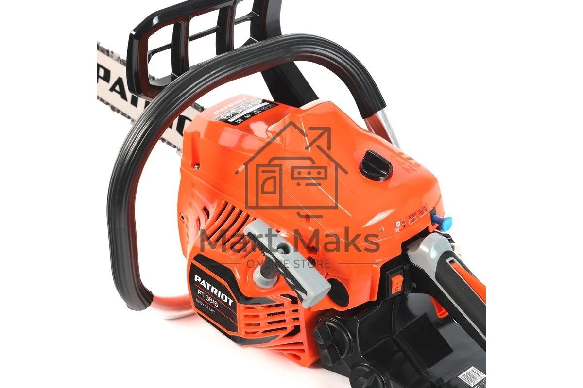 Бензопила PATRIOT PT3816 220105510 раб. объем 38сс, 2,0 л.с, шина 16