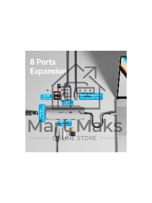 Мультифункциональный хаб Vention USB Type C 8 в 1