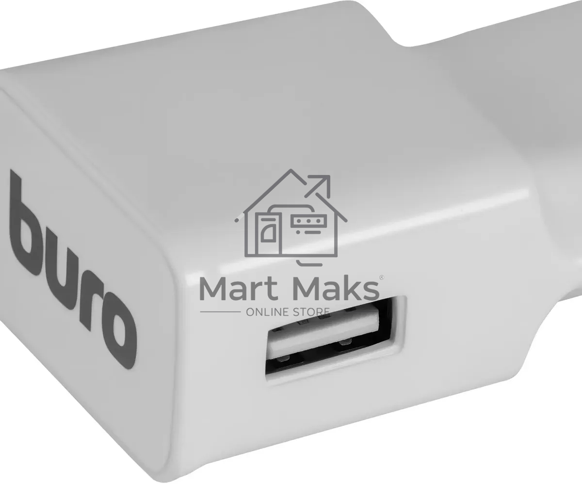 Сетевое зарядное устройство Buro TJ-159w 2.1A универсальное белый
