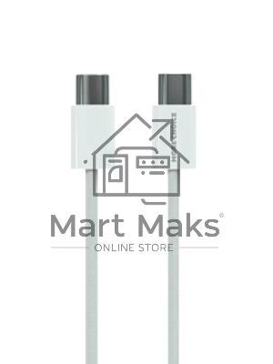 Кабель MORE CHOICE (4620202550361) K75a нейлон USB 3.0A PD 60W для Type-C Type-C 1м белый