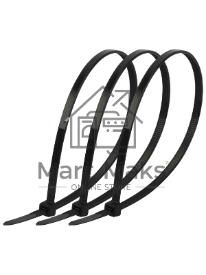 Хомут кабельный 7.6х300 NO-225-191 черный (уп. 100 шт) Эра