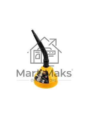 Воронка пластиковая Denzel 160 мм с металлическим ситом и гибким наконечником