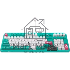 Клавиатура ASUS TUF Gaming K3 Gen II MIKU Edition проводная, USB Type-A, голубой