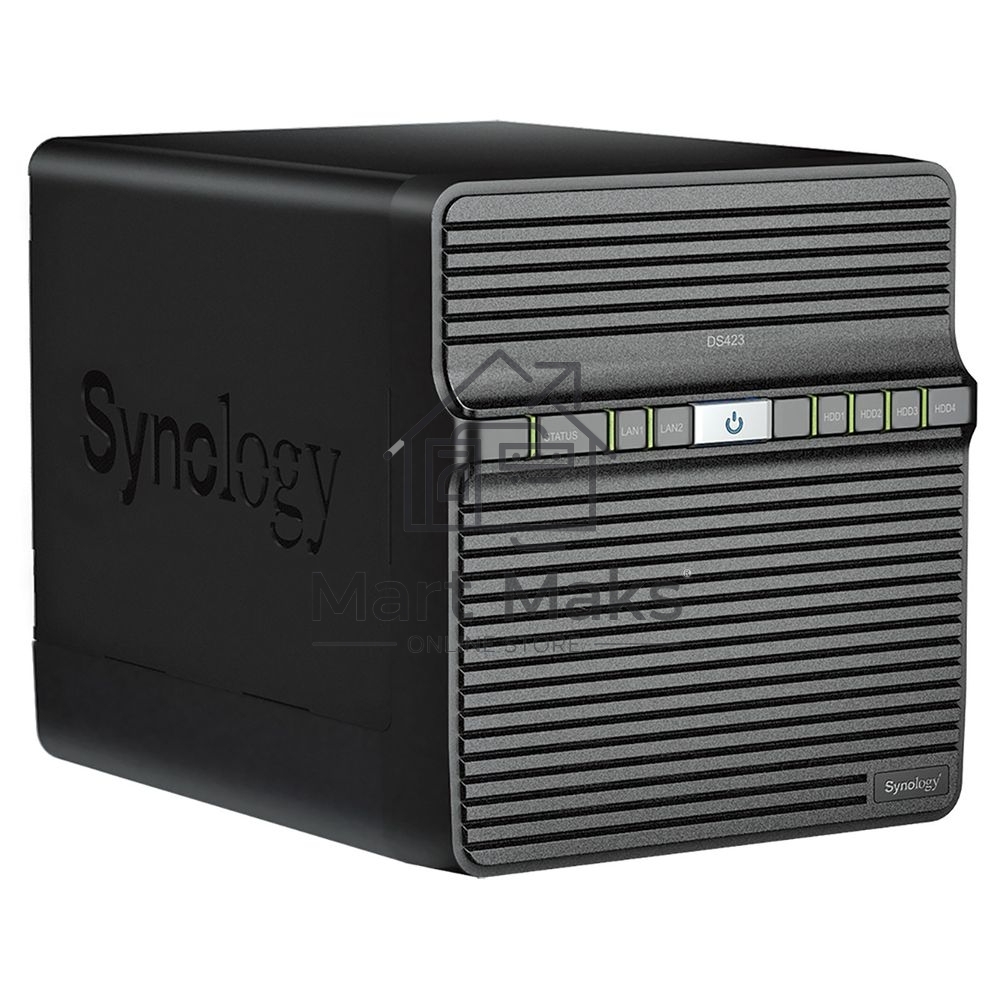 СХД SYNOLOGY настольное исполнение 4BAY NO HDD DS423