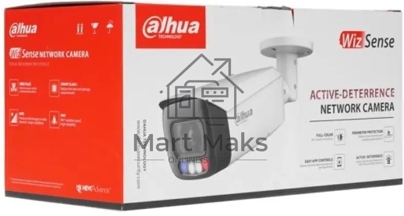 Камера видеонаблюдения IP Dahua DH-IPC-HFW3449T1P-AS-PV-0280B-S5 2.8-2.8мм цв. корп.:белый/черный (DH-IPC-HFW3449T1P-AS-PV-0280B)