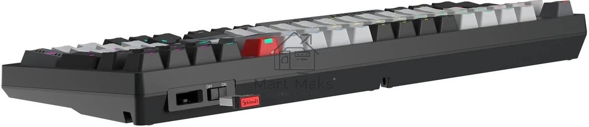 Клавиатура A4Tech Bloody WS98 механическая беспроводная USB черный/серый (WS98)
