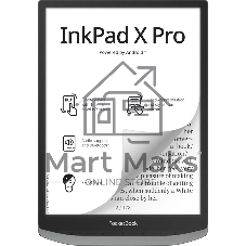 Электронная книга PocketBook Inc Pad X Pro Mist серый (PB1040D-M-WW)