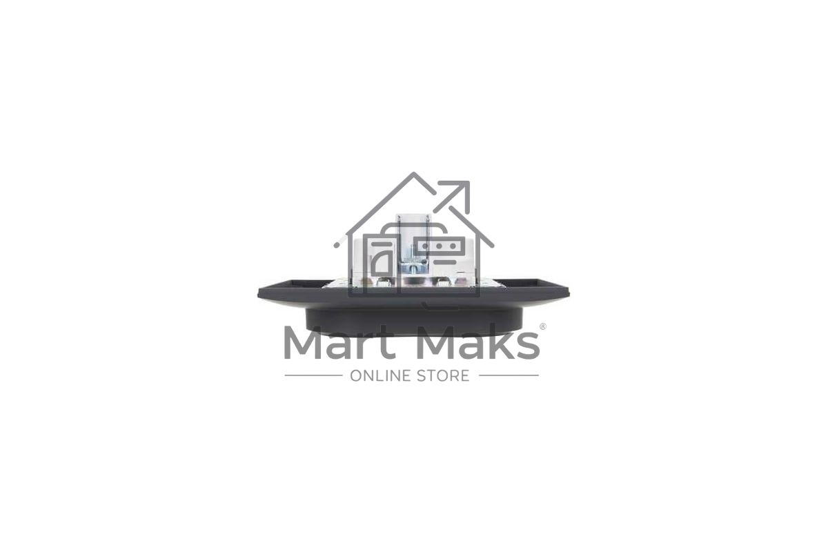 Розетка 2-м IEK SKANDY SK-R07G графит SK-R24-16-K53-F 16А с заземл. защ. штроки в сборе