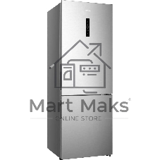 Холодильник Gorenje NRK720EAXL4 серый двухкамерный 347/109л морозилка снизу, No Frost