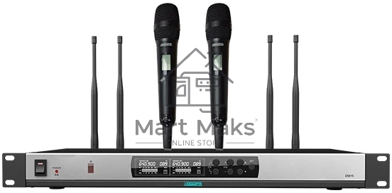 Микрофонная система DSPPA D5823 беспроводная True Diversity UHF Wireless Microphone System (2 head-set mic)