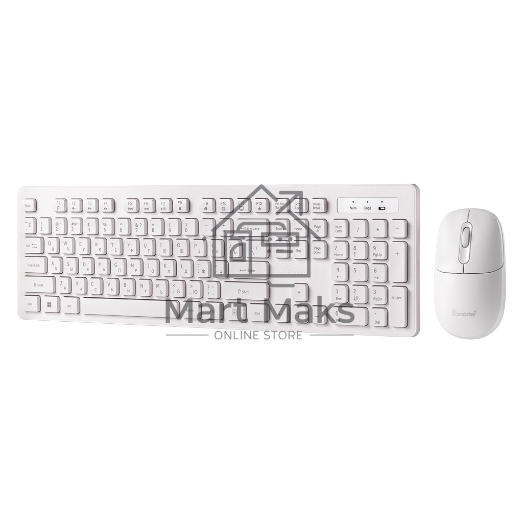 Комплект клавиатура+мышь Smartbuy (SBC105AGW) 105AG белый
