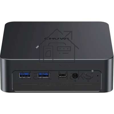 Компьютер Chuwi AuBox Intel Core Ultra 7 256V(2.2Ghz)/16384Mb/1000PCISSDGb/Int:Intel Iris Xe Graphics/BT/WiFi/war 1y/0.865kg/Gray/Win11Pro + DDR5 (no Slots)/USB3.2*5/HDMI*2/DP*1/RJ45*1/WIFI6E,BT5.3/Tipe-C*2/bracket/Aluminum Alloy + Galvanize