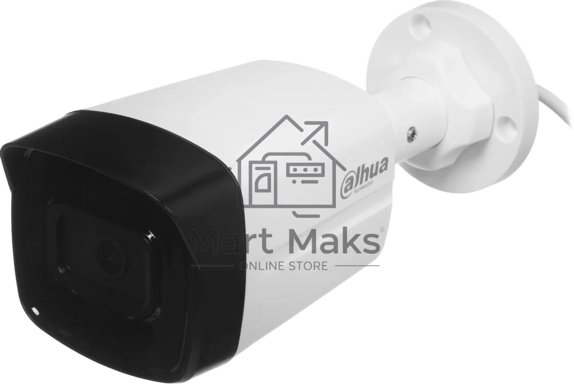 Камера видеонаблюдения Dahua DH-IPC-B1E20P-A-0280B, IP, 2 Мп, 2.8 мм, белая
