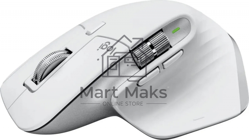 Мышь беспроводная Logitech MX Master 3s светло-серый, 8000 dpi, радиоканал, Bluetooth, USB, кнопки - 7