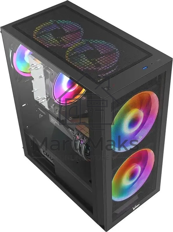 Компьютерный корпус AeroCool / Formula Air Power G5 DUO черный без БП ATX 2x180mm 1xUSB3.0 1xUSB3.1 audio bott PSU