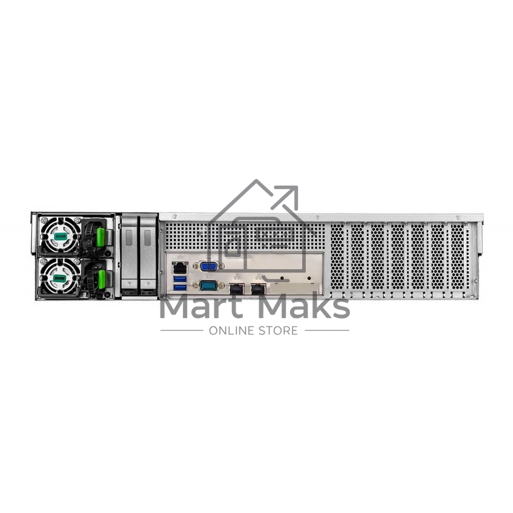 Компьютерный корпус InWin IW-RS224-07 SLIMSAS BP 1200W*2/PDB/FAN 8038mm*4/ SLIMSAS*8 + SAS3 expander BP + rear 2.5