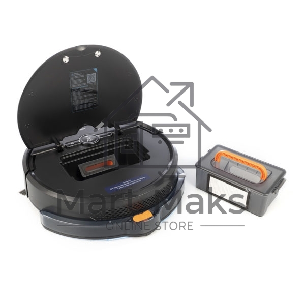 Робот-пылесос Centek CT-2702 черный, 4400 мAч Li-ion, уборка сухая/влажная, пылесборник контейнер 0,6 л