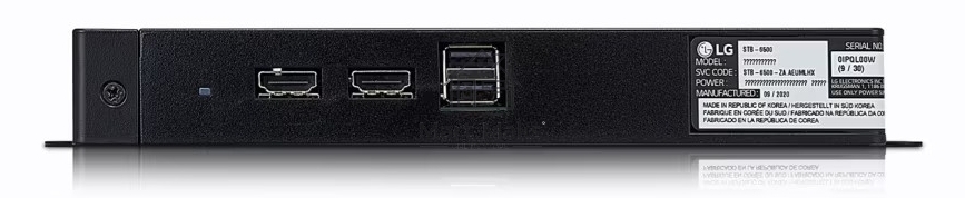 Приставка LG STB-6500/ Приставка с поддержкой гостиничного ПО Pro:Centric,ОС webOS 5.0; DVB-T2/C/S2/RS-232C, WiFi