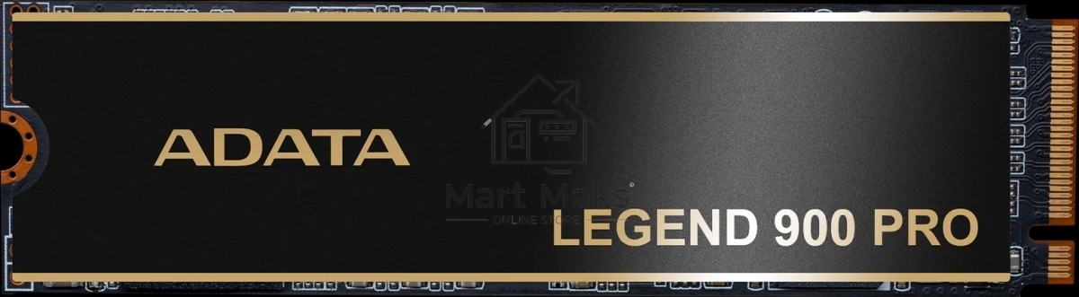 Твердотельный накопитель ADATA SSD LEGEND 900 PRO, 2000GB, M.2(22x80mm), NVMe 1.4, PCIe 4.0 x4, 3D NAND, R/W 7400/6500MB/s, IOPs н.д./н.д., TBW 1200, DWPD 0.3 (5 лет)