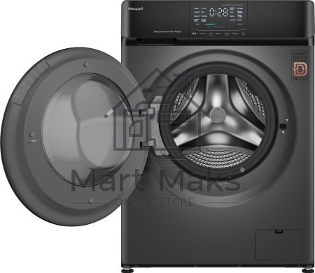 Стиральная машина Weissgauff WM 4927 Direct Drive Inverter Premium Deep Grey серая, загрузка фронтальная 7кг, 1200 об/мин., класс: A+++