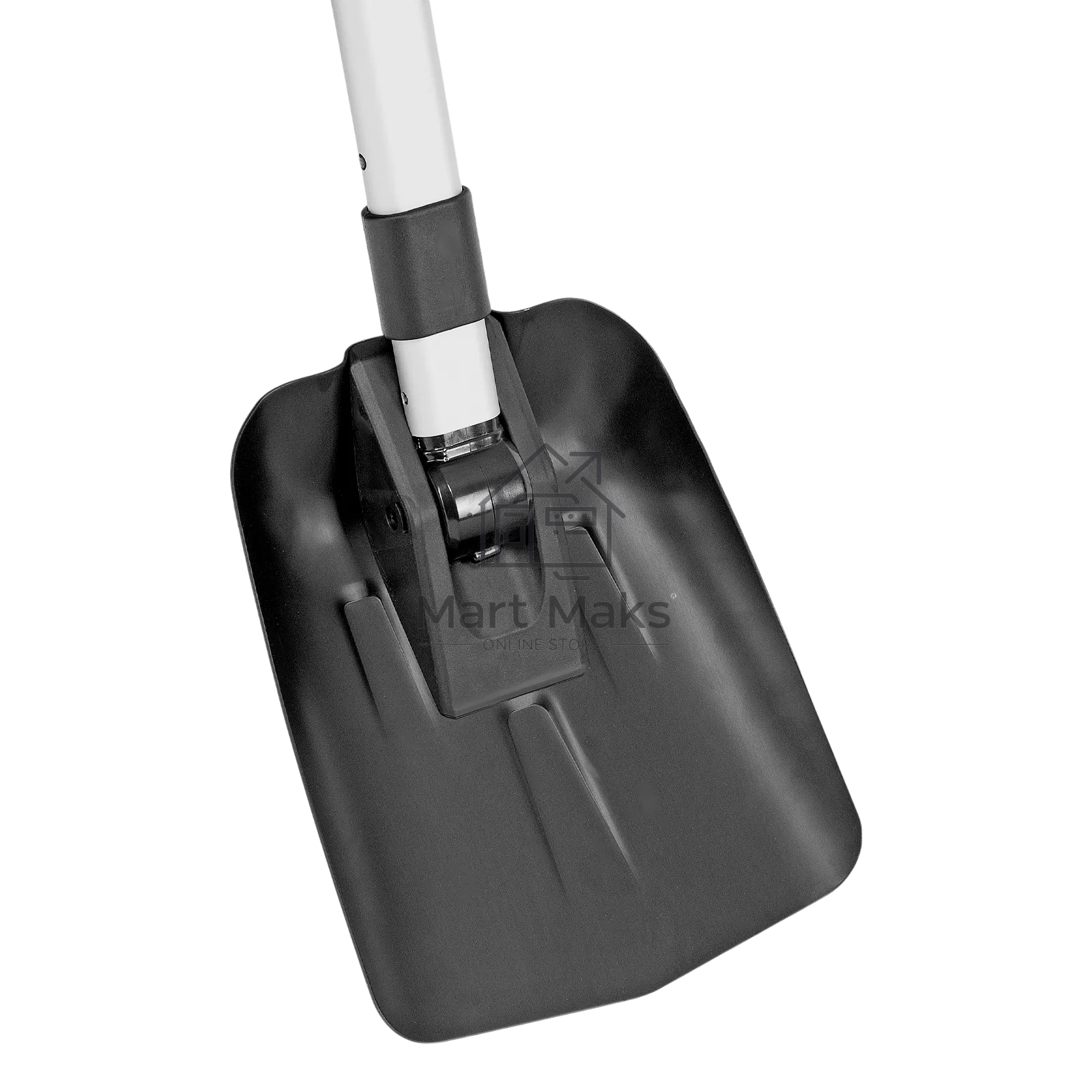 Лопата автомобильная складная Denzel алюминиевая, 220х280х585-870 мм, телескопический черенок