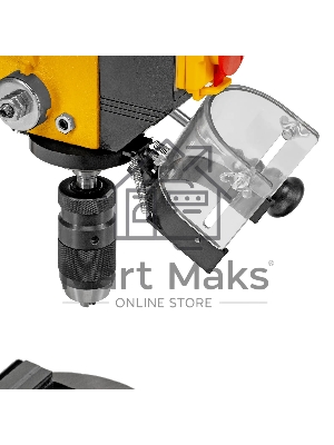 Станок сверлильный радиальный Denzel DDM-550R, 550 Вт, 16 мм, 12 ск., настольный