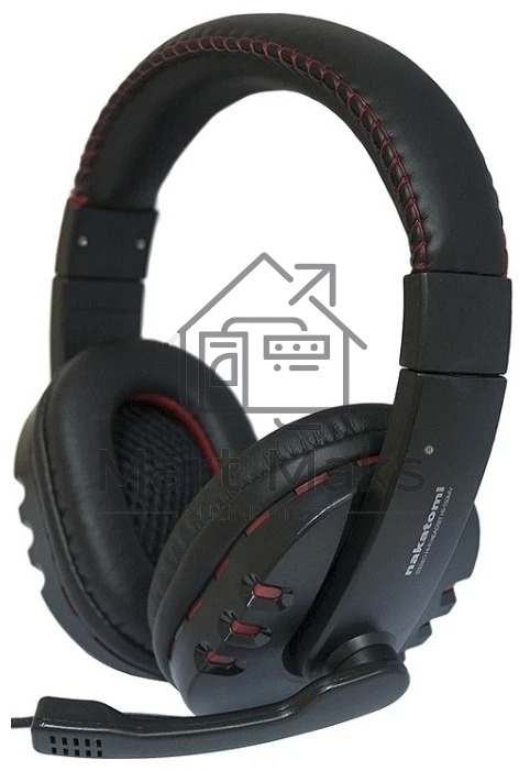 Гарнитура проводная Nakatomi HS-T50MV черный (c рег. громкости) Гарнитура проводная Nakatomi HS-T50MV черный (c рег. громкости)