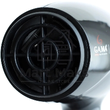 Фен GA.MA GH0201 EOLIC MINI CX черный, 1600 Вт, компактный, ионизация
