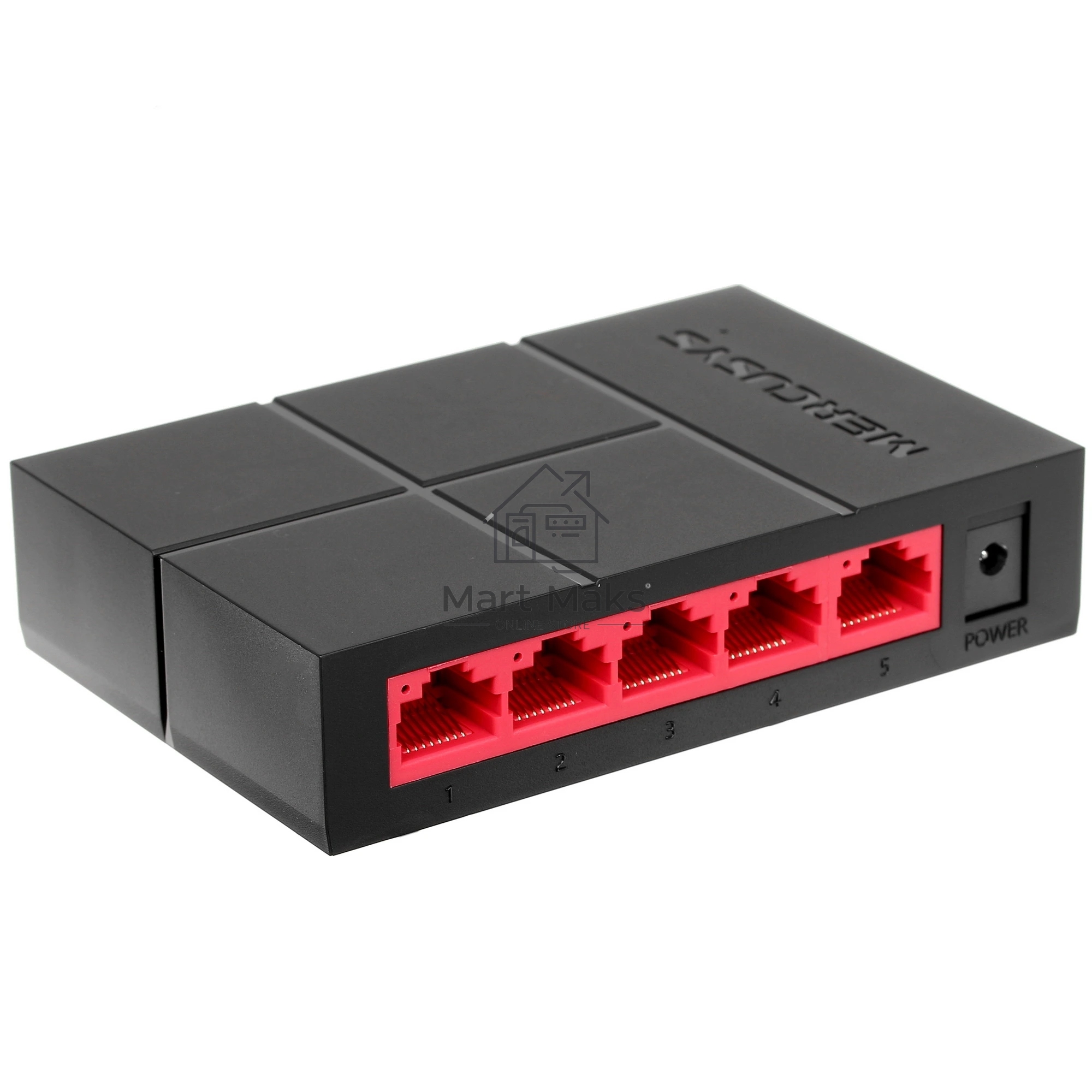 Коммутатор Mercusys MS105G, 5×1 Гбит/с, неуправляемый
