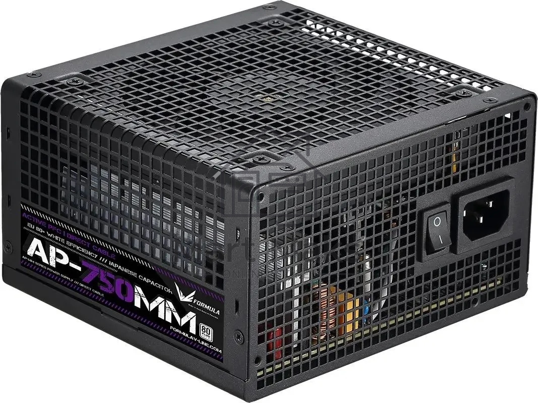 Блок питания Aerocool / Formula ATX 750W AP-750ММ 80 PLUS WHITE (20+4pin) APFC 120mm fan 6xSATA RTL