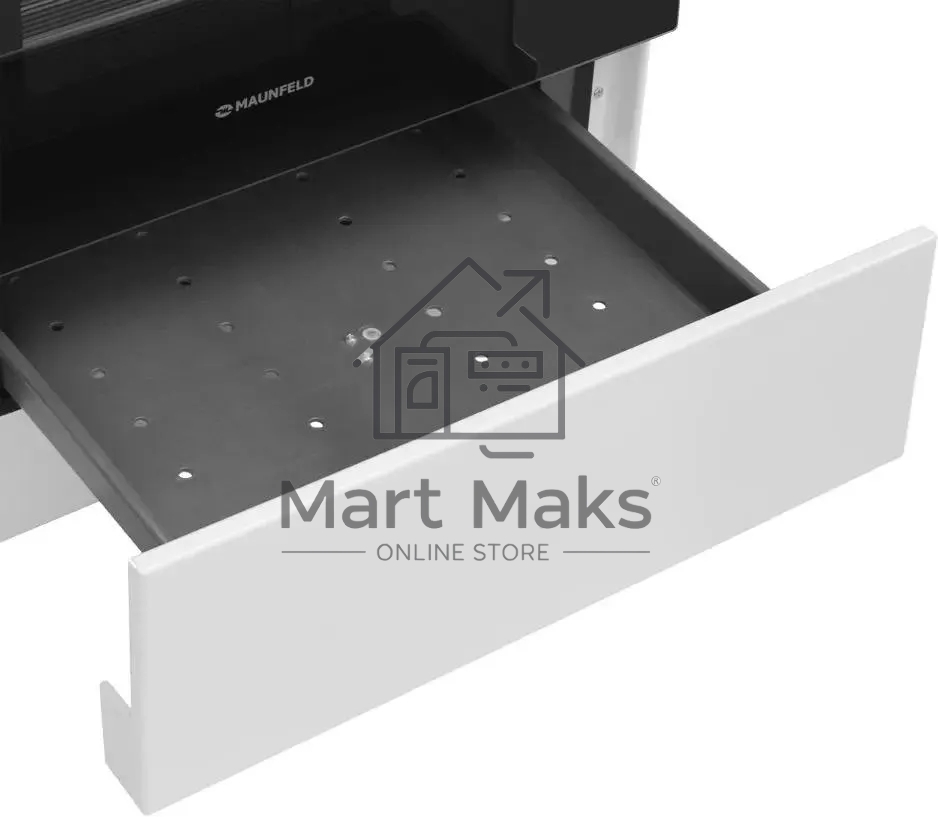Плита электрическая Maunfeld MEC57CW08TD белый, конфорок 4 шт, духовка 59 л, 50 см x 85 см x 60 см