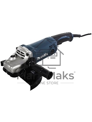 Углошлифовальная машина Makita GA9050 синий 2000Вт 6600об/мин рез.шпин.:M14 d=230мм