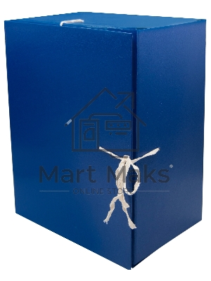 Папка архивная 4 завязки Silwerhof КБЗ-4-150P, бумвинил, корешок 150мм, разобранный A4, ассорти