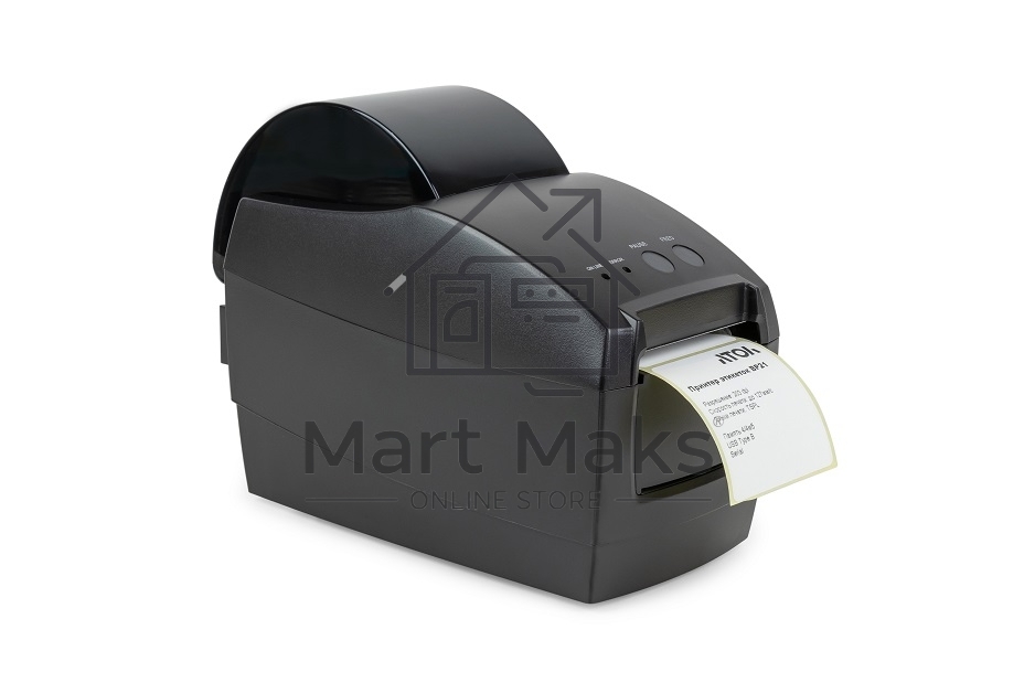Принтер штрихкода АТОЛ BP21 (33924) термопечать, 203 dpi, 127 мм/сек, USB, RS-232, черный