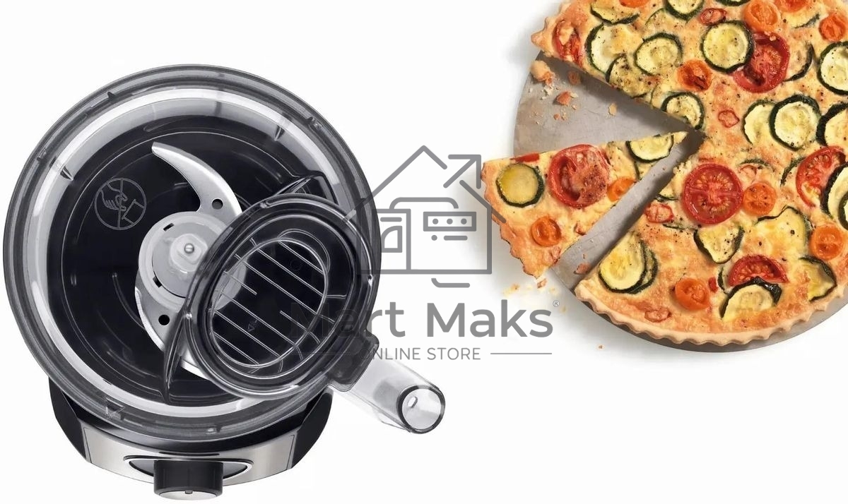 Кухонный комбайн Bosch MCM3501M 800 Вт, Скорости: 2, Блендер 1 л, Чаша 2.3 л, Цвет черны/серебристый