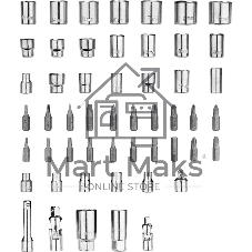 Набор инструментов DEKO DKMT187-1 (187 предметов) 083-2008
