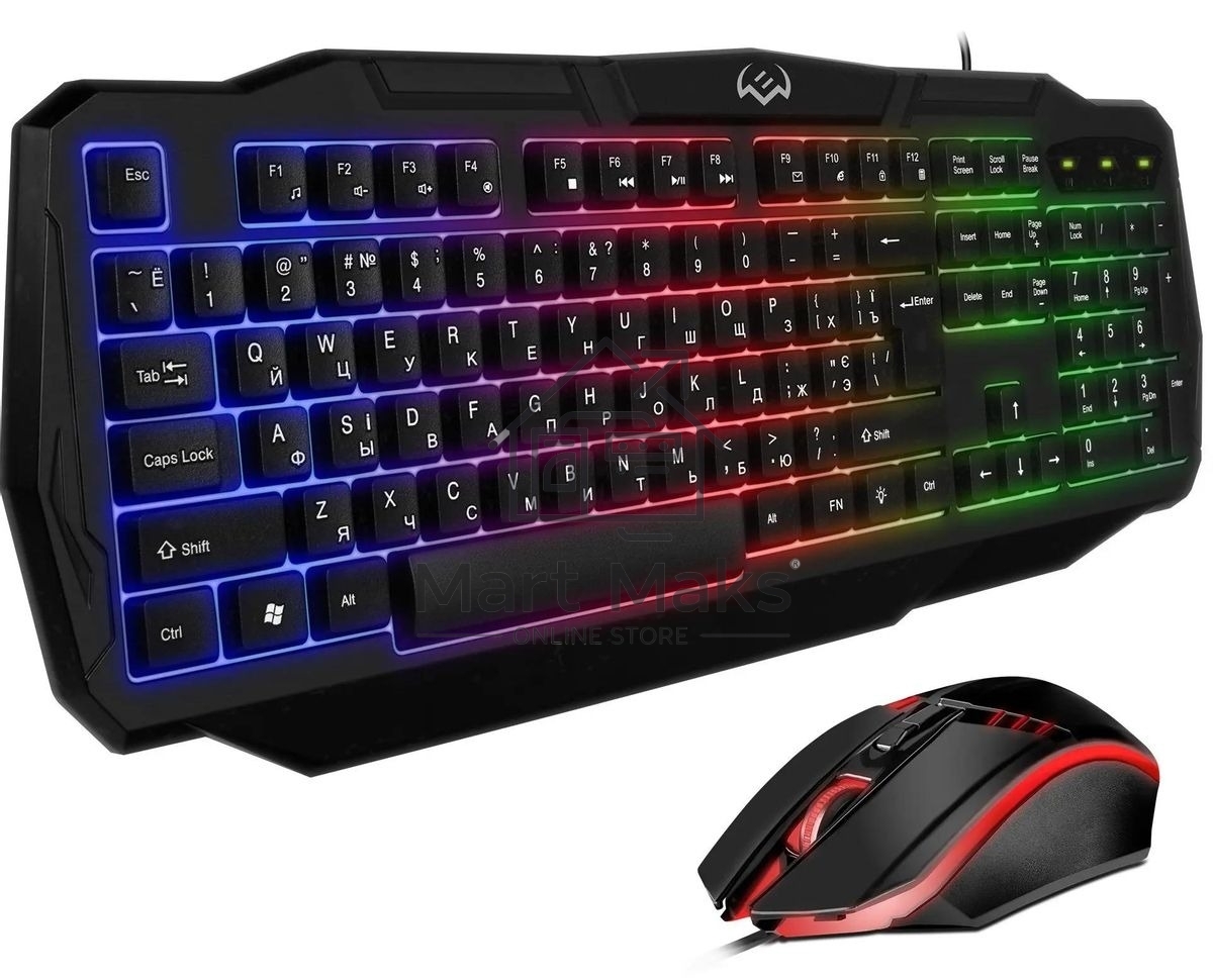 Игровой комплект клавиатура+мышь SVEN GS-9100 Игровой набор клавиатура+мышь SVEN GS-9100