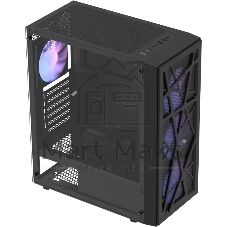 Корпус Formula Mana AR V2 Black, Midi-Tower, чёрный, 3 x 120 мм