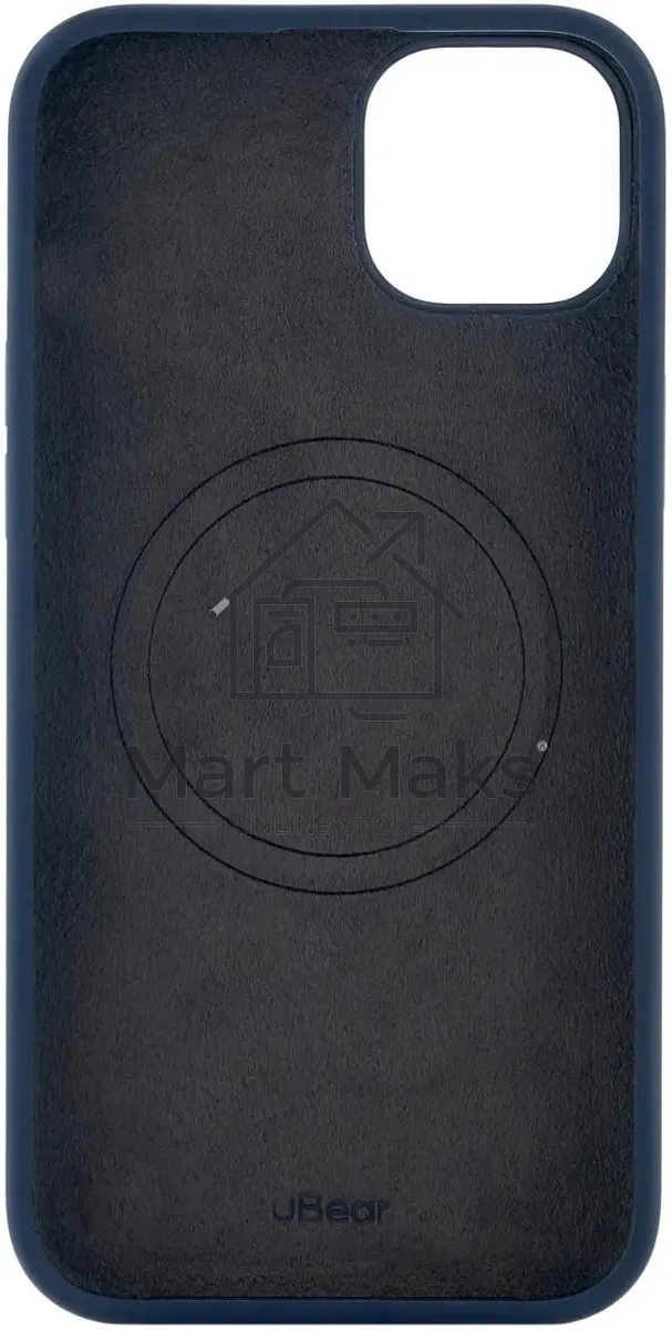 Чехол (клип-кейс) uBear для Apple iPhone 15 Plus Touch Mag Case with MagSafe темно-синий (CS271DB67TH-I23M)
