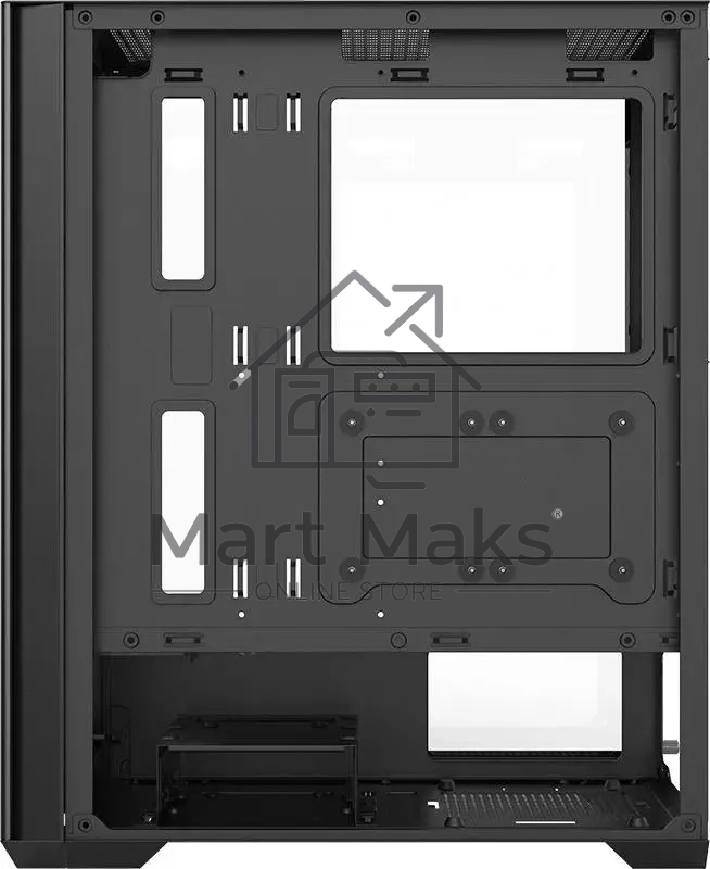 Компьютерный корпус AeroCool / Formula Air Power G5 DUO черный без БП ATX 2x180mm 1xUSB3.0 1xUSB3.1 audio bott PSU