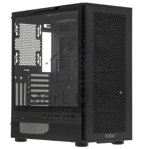 Компьютерный корпус  PCCooler ME200 MESH BK, Mesh Full Tower, черный, TG, SPCC, 3x120mm ARGB E-ATX, ATX, mATX, mITX 180/380/220mm 4x2.5